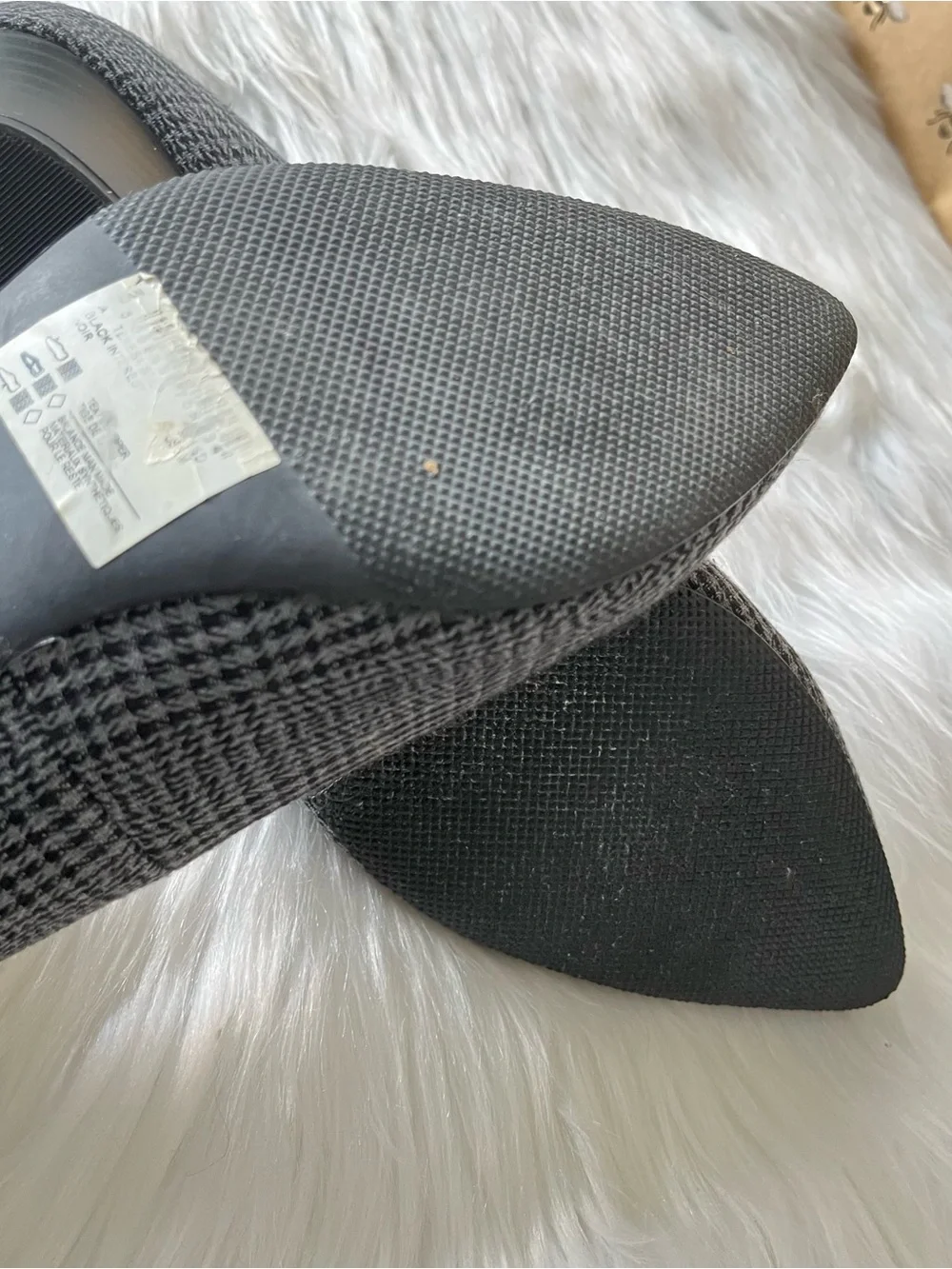 Clarks Collection Block Heel Pumps-Teresa Step-Black Plaid Size 8 W